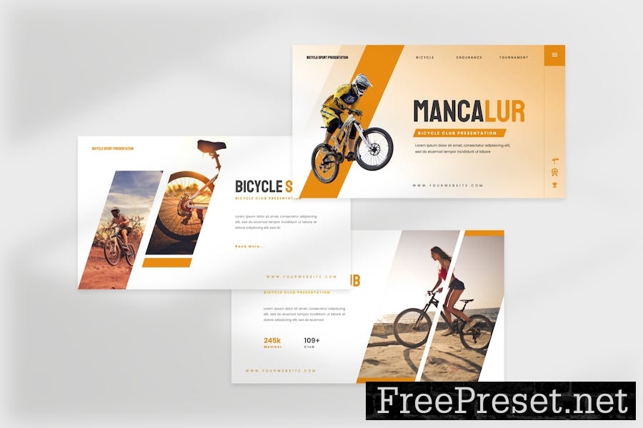 Mancalur - Bicycle Club Keynote Template B8EWL9Y