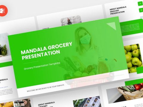 Mandala - Grocery Powerpoint Template WESJCPR