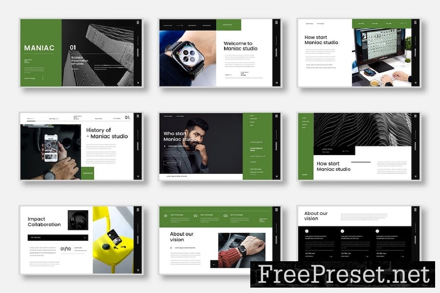 Maniac – Business Keynote Template