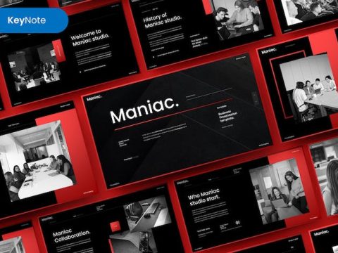 Maniac – Business Keynote Template YTKEZDA