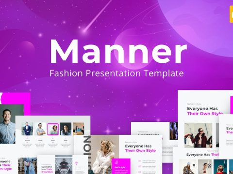 Manner Purple Creative Fashion Google Slides NQZG8YU