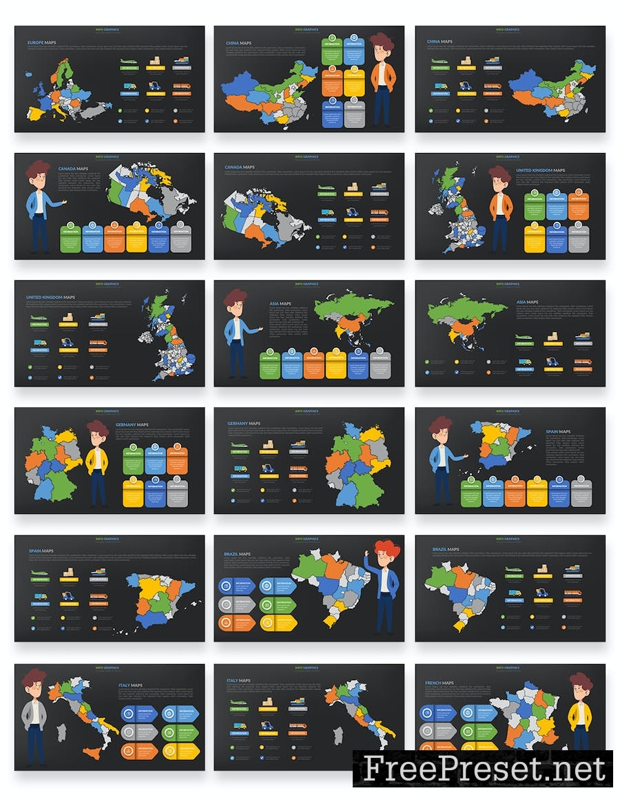 Maps Animation Google Slides Presentation G7RX3UZ