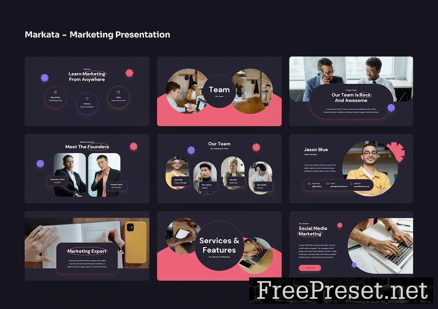 Markata - Marketing PowerPoint Presentation NSFWBAX