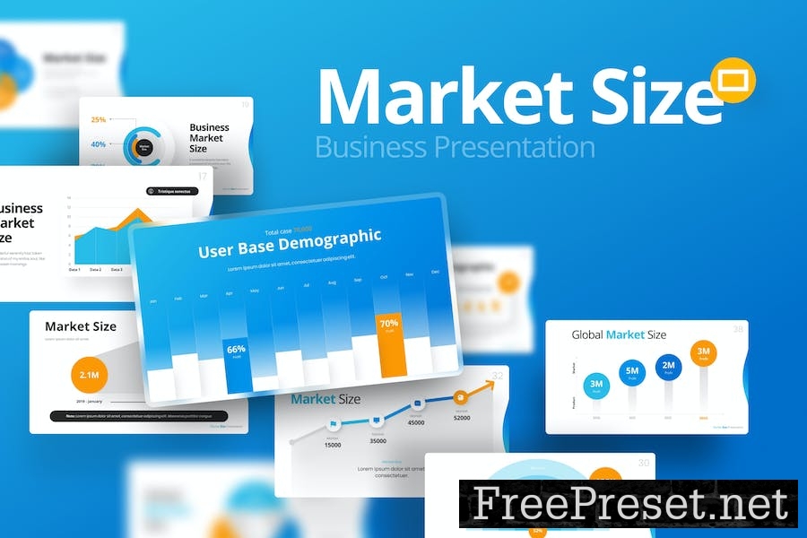 Market Size Professional Google Slides Template