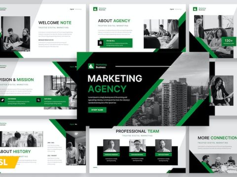 Marketing Agency - Google Slide Template DEMA53Q