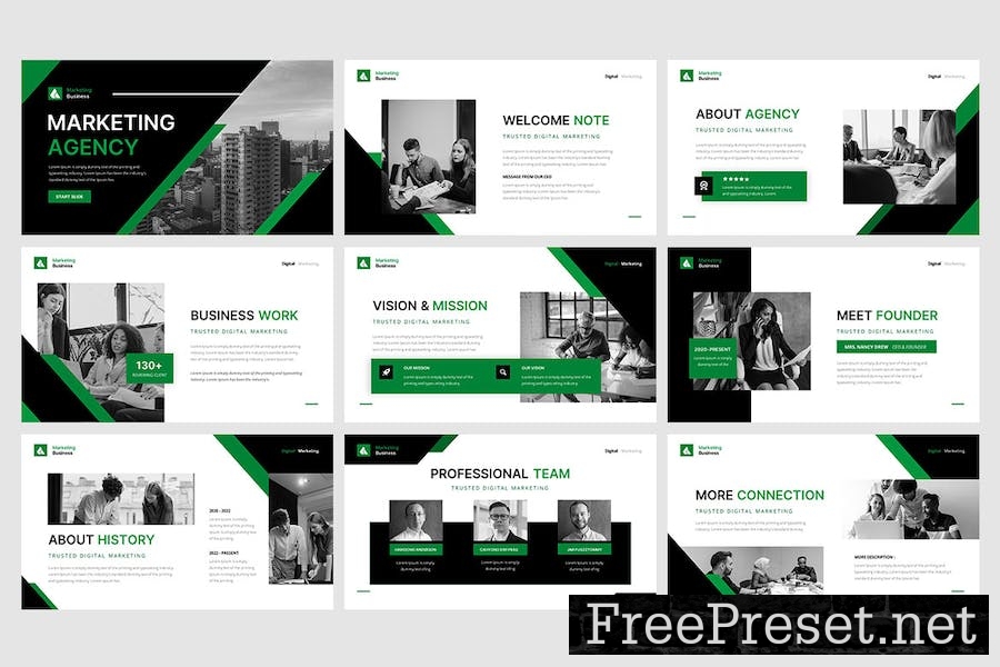 Marketing Agency - Keynote Template CSWUY5W