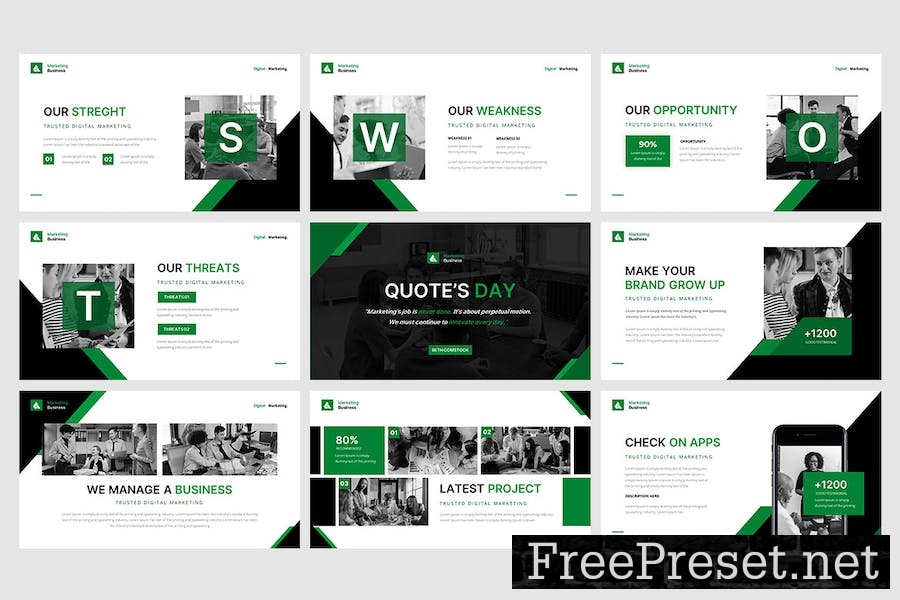 Marketing Agency - Keynote Template CSWUY5W