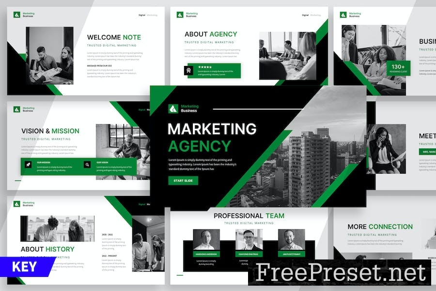 Marketing Agency - Keynote Template CSWUY5W