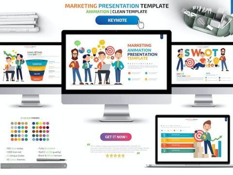 Marketing Keynote Presentation Template JP4CAHS