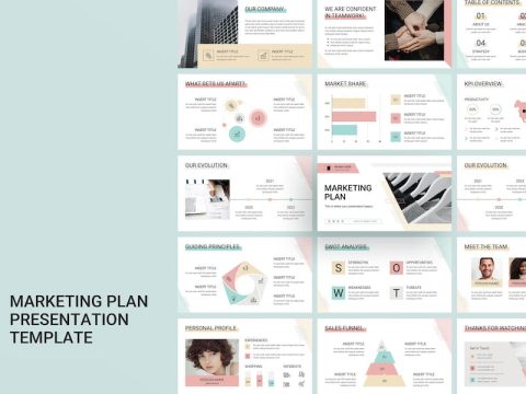 Marketing Plan Google Slides Presentation Template 9UB4D8U