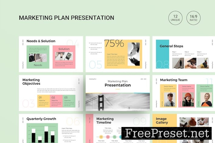 Marketing Plan Google Slides Presentation Template APECCUR