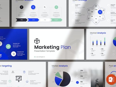 Marketing Plan Presentation Template YUEGV28