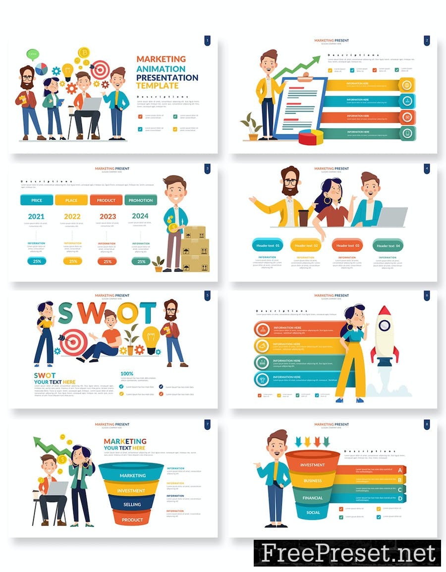 Marketing Powerpoint Presentation Template ZRWBX9Q