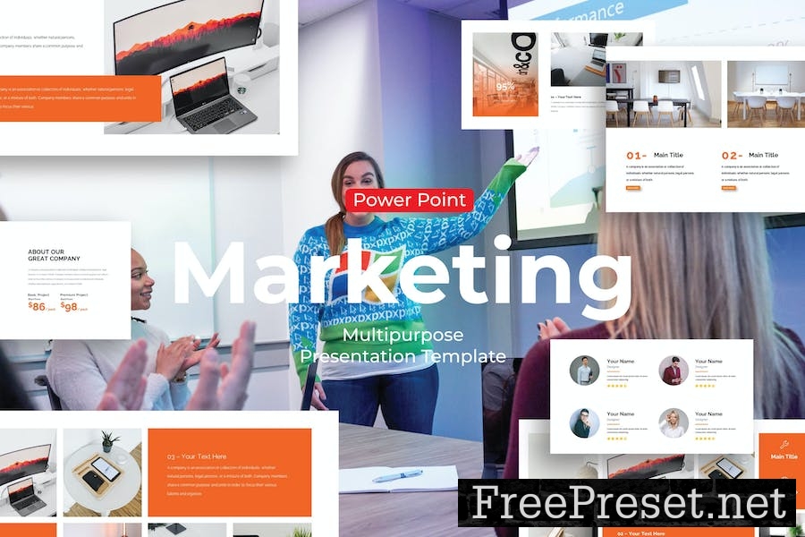 Marketing - PowerPoint Template C599MLA