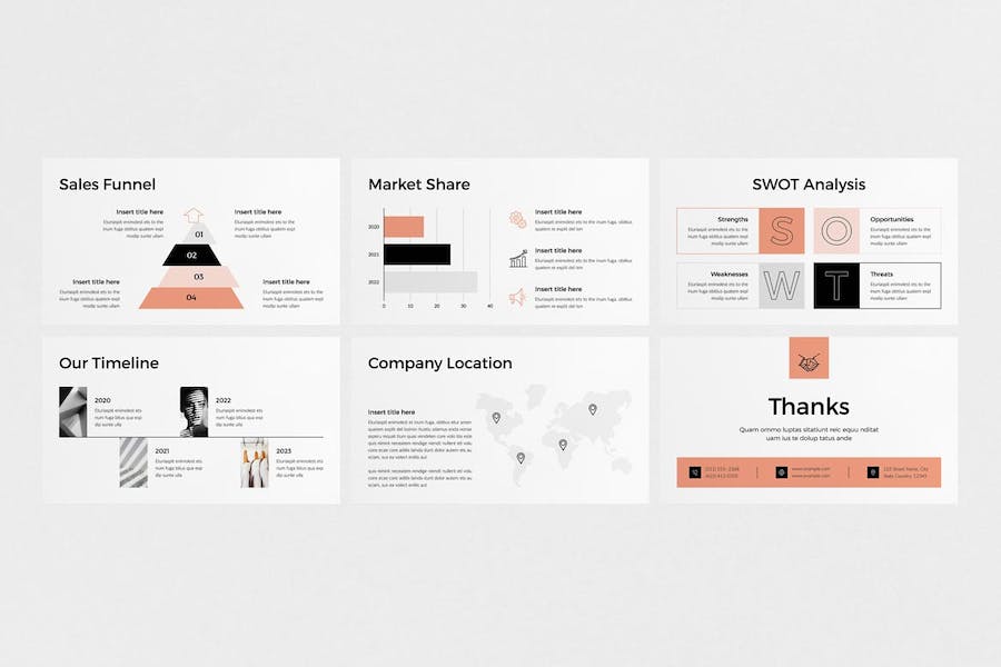 Marketing Strategy Google Slides Template W494A86