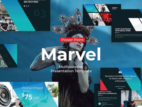 Marvel - PowerPoint Template ZZ57RKC