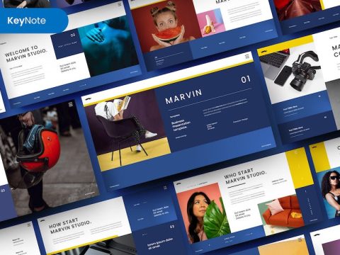 Marvin – Business Keynote Template VD348DM