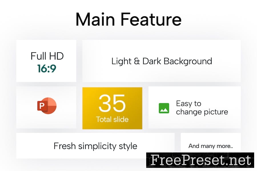 Matrix Infographic Google Slides Template 95JBHDG