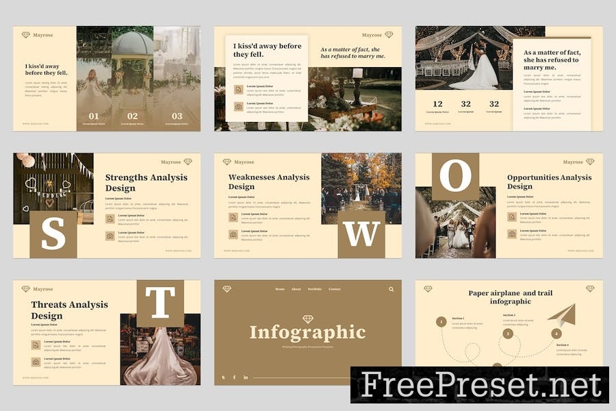 Mayrose - Wedding Powerpoint Template 5CDQ4G5