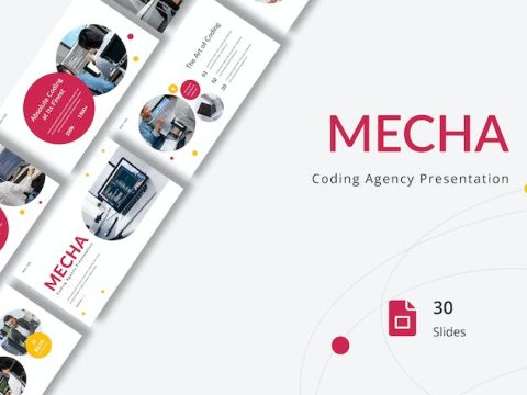 Mecha - Coding Agency Presentation Google Slides