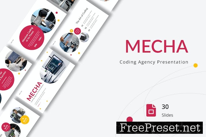 Mecha - Coding Agency Presentation Google Slides