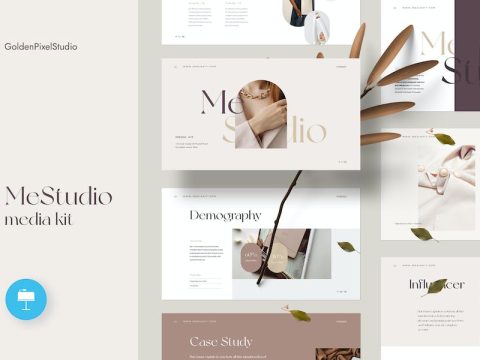 Media Kit Keynote Template 4V46WRG