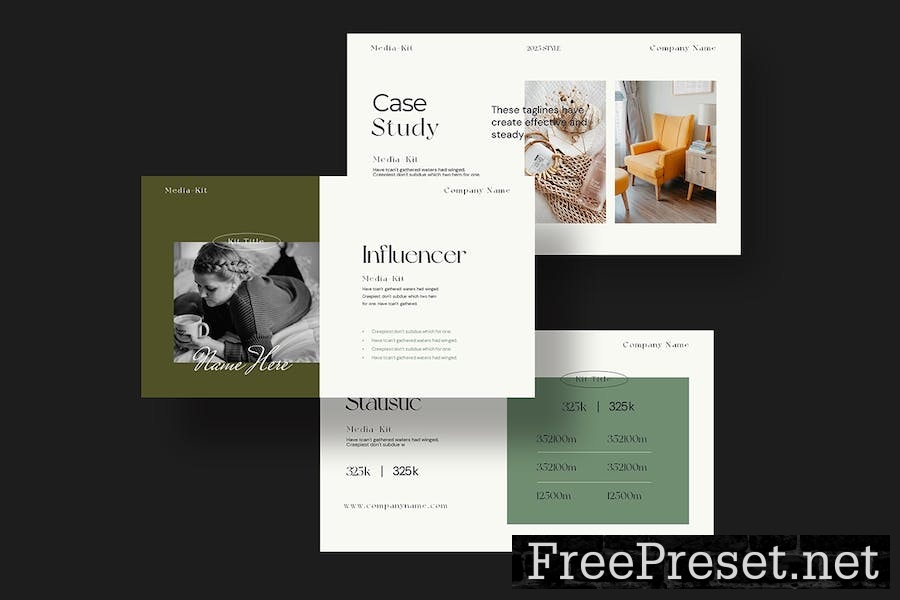 Media Kit Presentation Template 7RYW8BY