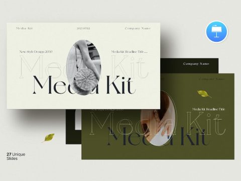 Media Kit Presentation Template 7RYW8BY