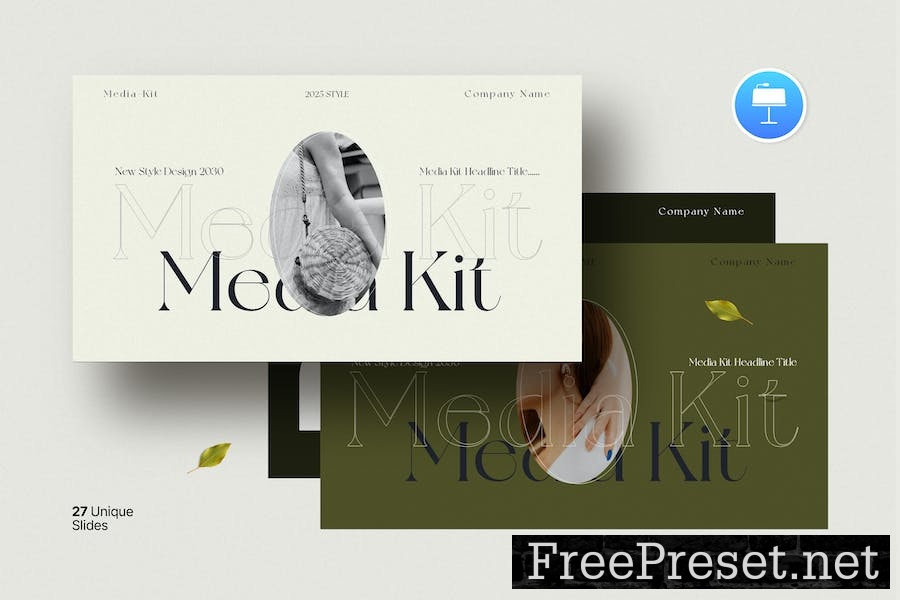 Media Kit Presentation Template 7RYW8BY