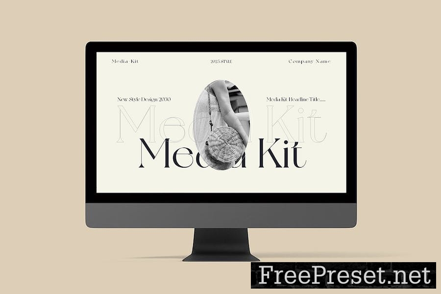 Media Kit Presentation Template E3W6HU8