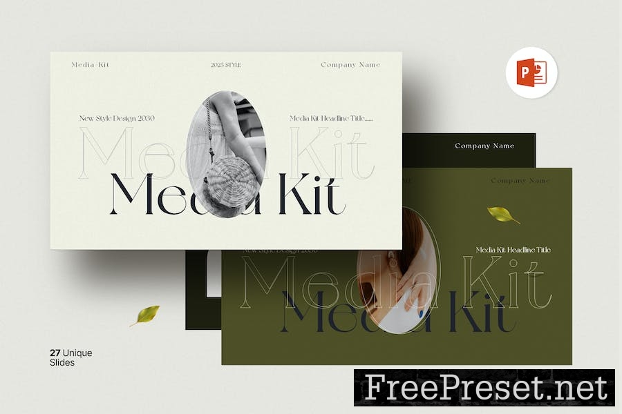 Media Kit Presentation Template E3W6HU8