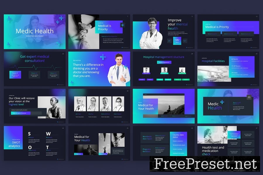 Medic Health Medical PowerPoint Template WWHTHYN