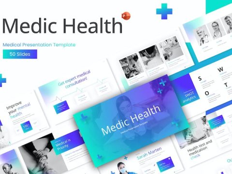 Medic Health Medical PowerPoint Template WWHTHYN