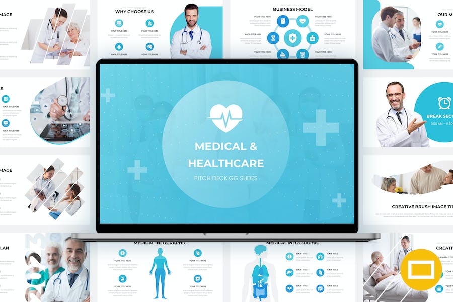 Medical and Healthcare Google Slides Pitch Deck 5HK945J