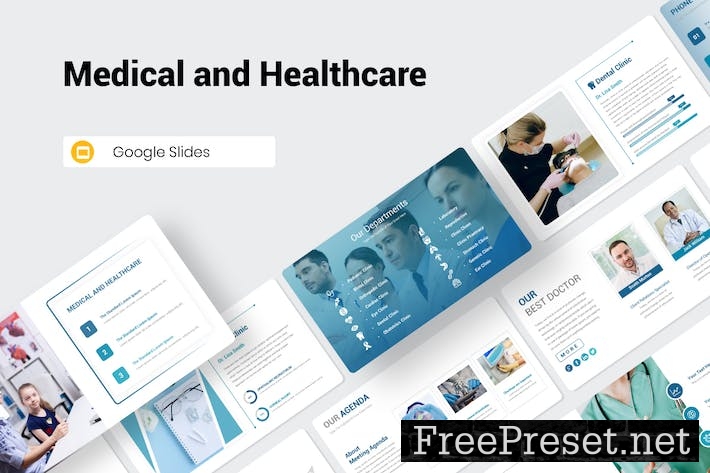 Medical and Healthcare Google Slides Presentation 78422DB