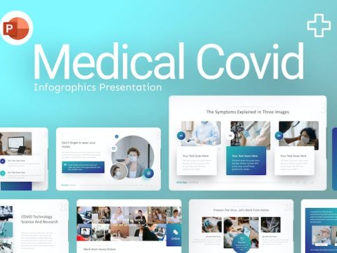 Medical Covid PowerPoint Template 3HTRNL3