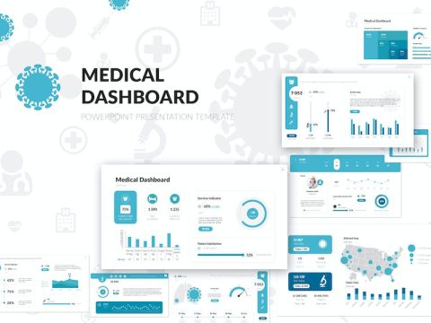 Medical Dashboard PowerPoint Presentation Template BTMX3H5