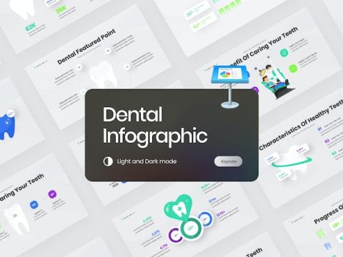 Medical Dental Infographic Keynote Template LXFRP6P