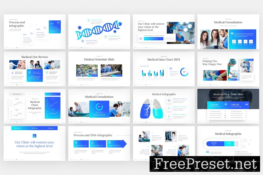 Medical Genic PowerPoint Template NFVNM7S