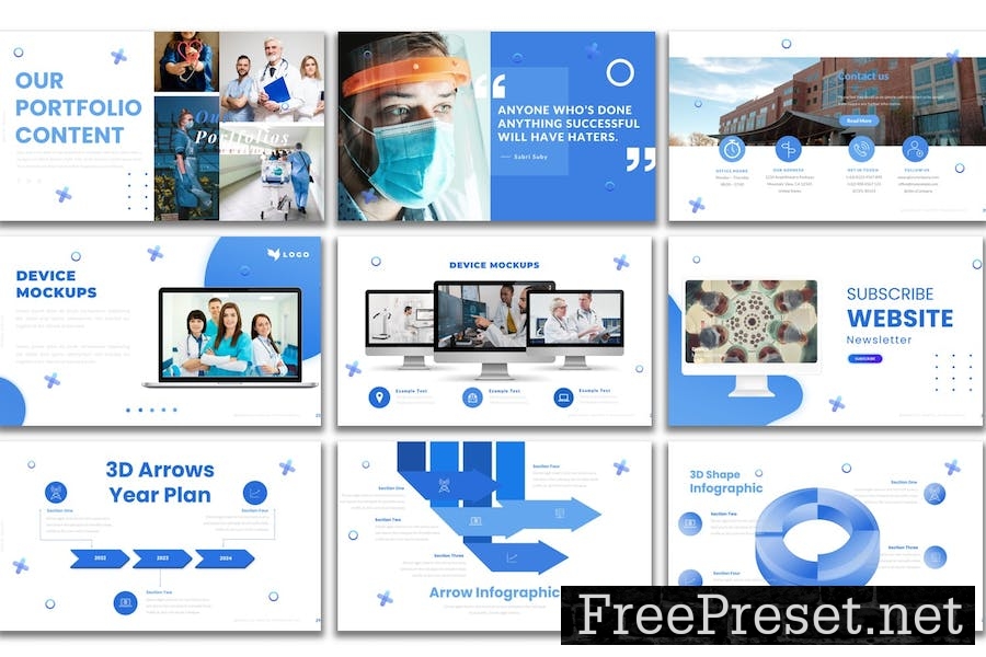 Medical Health - PowerPoint Presentation Template QEYEBG6