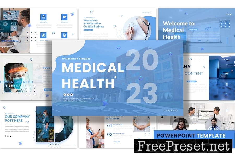 Medical Health - PowerPoint Presentation Template QEYEBG6