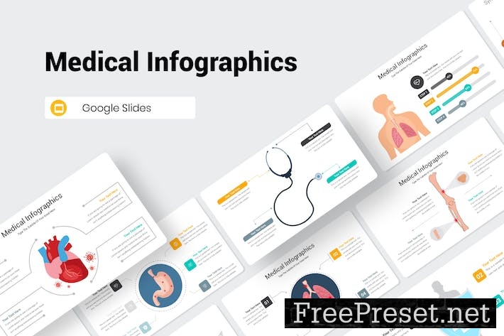 Medical Infographics Google Slides Presentation 5WY2H3J