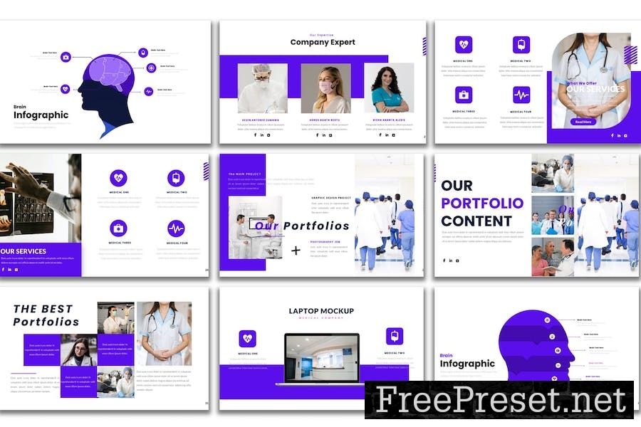 Medical Plus - PowerPoint Presentation Template LMV4LBT