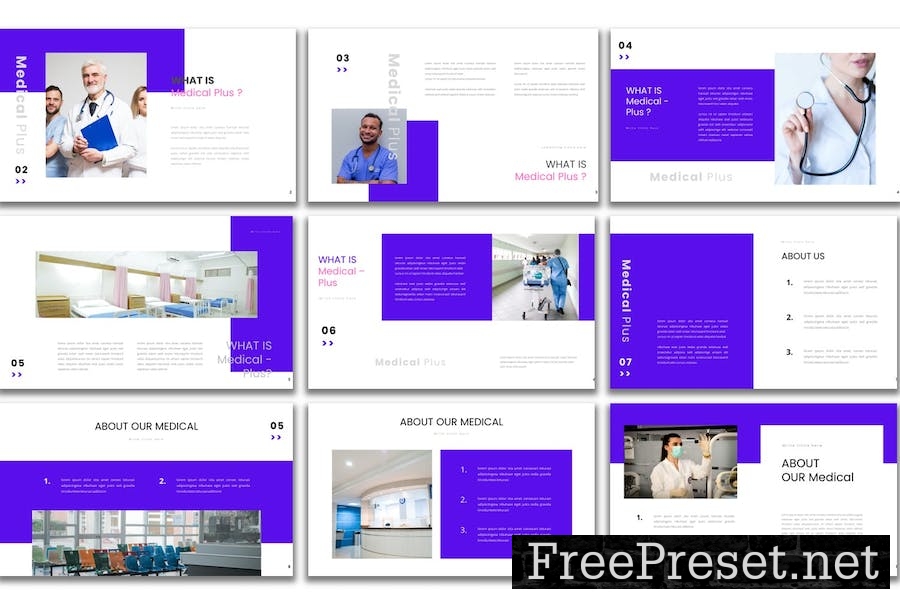 Medical Plus - PowerPoint Presentation Template LMV4LBT