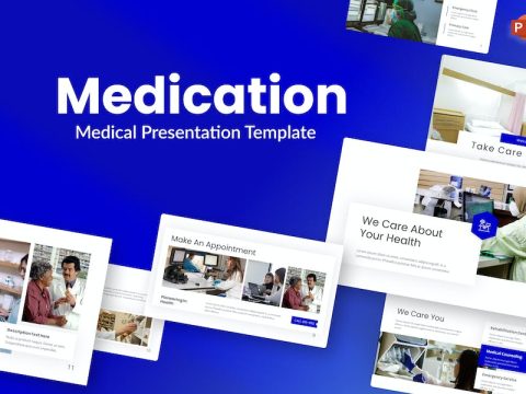 Medication Blue Modern Medical PowerPoint 3ECXYSW