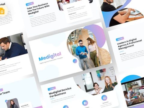 Medigital - Digital Agency Google Slides Template