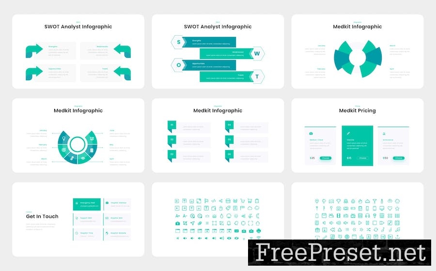 Medkit - Medical Presentation Keynote Template 8PB2H4X