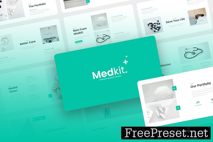 Medkit - Medical Presentation PowerPoint Template