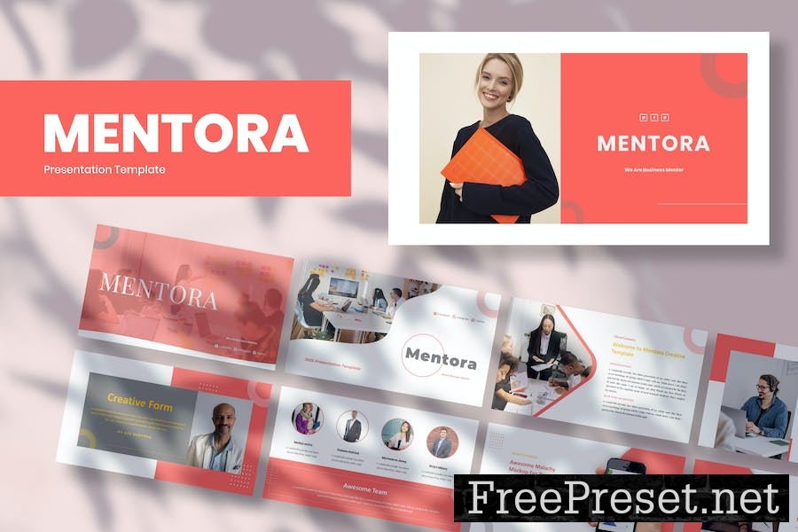 Mentora - Business Presentation Google Slide Templ 7SR42XE