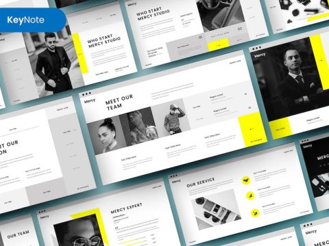 Mercy – Business Keynote Template WXRNVVP